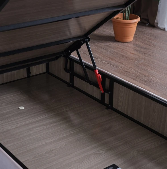 Yatakcım Bonita Baza + Başlık + Yatak Set (3 lü set) Bej - 8