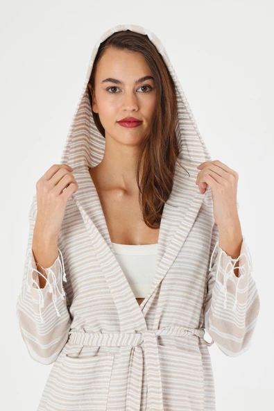 Katya Peştemal Bornoz Banyo ve Plaj Elbisesi - 4