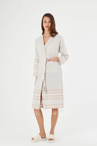 Katya Peştemal Bornoz Banyo ve Plaj Elbisesi - 6