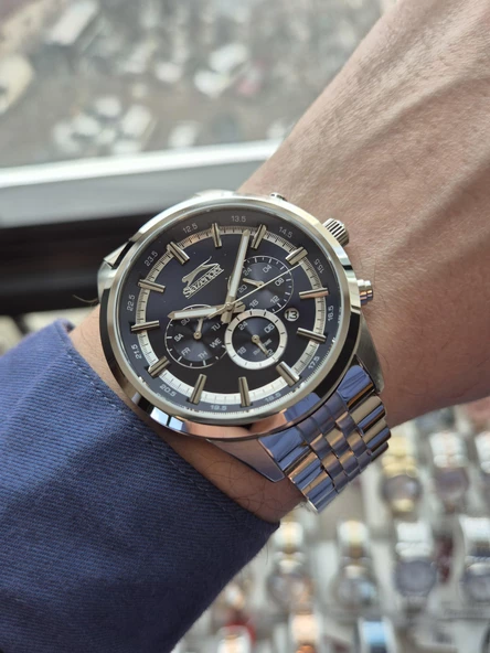 SL.09.2204.2.08 SLAZENGER  ERKEK KOL SAATİ  AKTİF FONKSİYON ORJİNAL VE İKİ YIL GARANTİLİ KALİTE ŞIKLIĞIN ZERAFETİN BİRLEŞTİĞİ MARKA ürün görseli 1