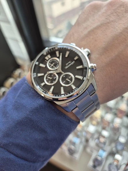 SL.09.2272.2.01 SLAZENGER  ERKEK KOL SAATİ  AKTİF FONKSİYON ORJİNAL VE İKİ YIL GARANTİLİ KALİTE ŞIKLIĞIN ZERAFETİN BİRLEŞTİĞİ MARKA ürün görseli 1