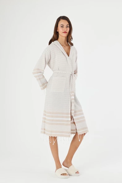 Katya Peştemal Bornoz Banyo ve Plaj Elbisesi - 8