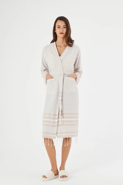 Katya Peştemal Bornoz Banyo ve Plaj Elbisesi - 7