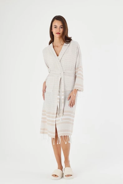 Katya Peştemal Bornoz Banyo ve Plaj Elbisesi - 10