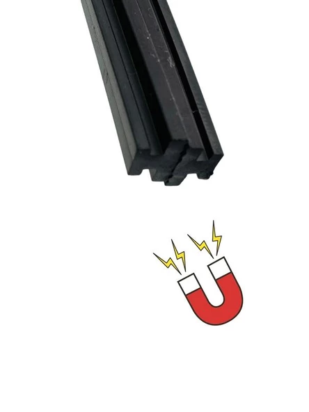 Sineklik Mıknatısı Sineklik Magnet Contası Sineklik Fitili Siyah 2 Metre - Resim 6