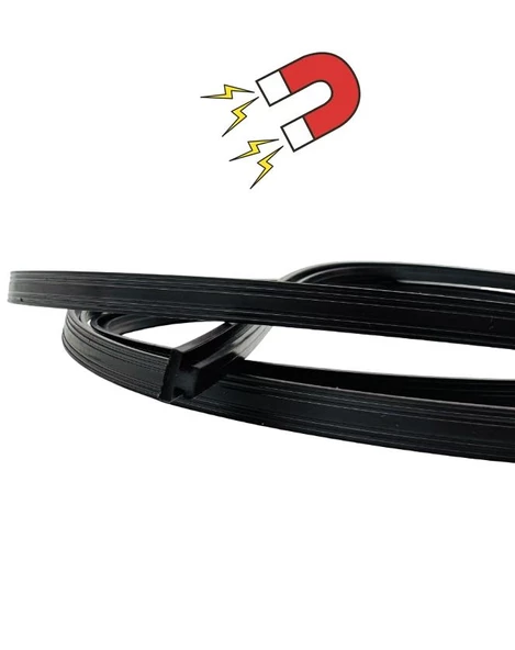 Sineklik Mıknatısı Sineklik Magnet Contası Sineklik Fitili Siyah 2 Metre - Resim 4