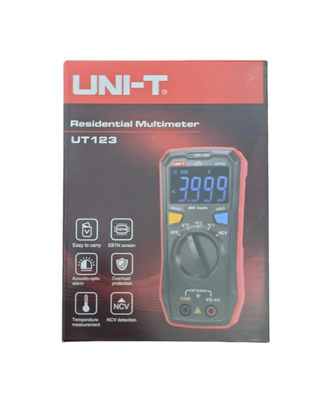 UNI-T UT123 Cep Tipi Dijital Multimetre