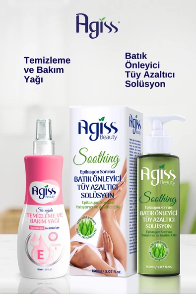 Temizleme ve Bakım Yağı 150 ml - Epilasyon Sonrası Batık Önleyici Tüy Azaltıcı Solüsyon