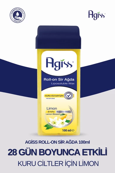 Limon Roll-On Sir Ağda + Sir Ağda Isıtıcı Makine Seti – Kuru Cilt Tipleri İçin 4 Hafta Etkili - Resim 3