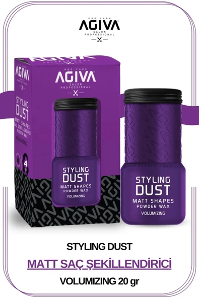 Agiva Mat Saç Şekillendirici Pudra Wax 20 gr