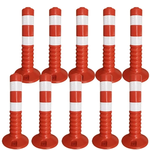Şerit Ayırıcı Esnek Delinatör 45 cm Delinatör Yol Ayırıcı Delinatör (10 ADET)