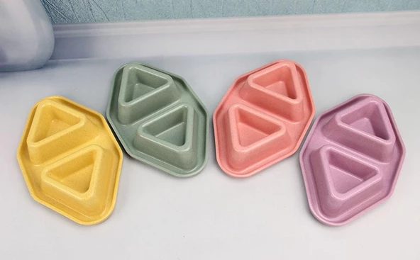 Bobo Bambu İkili Taşma Önleyici Mama ve Su Kabı BO-3170 230 ML Pembe - 2