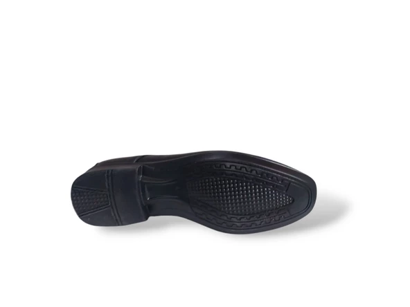 Zerhan 199 Erkek Siyah Bağcıklı Hakiki Deri Klasik Hafif Taban Ayakkabı - Resim 5