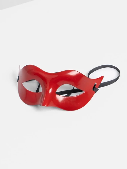 Kırmızı Renk Masquerade Kostüm Partisi Venedik Balo Maskesi - 3