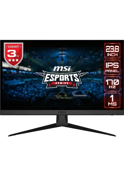 MSI G2422 23.8" 1 ms Full HD IPS 170 Hz Oyuncu Monitörü