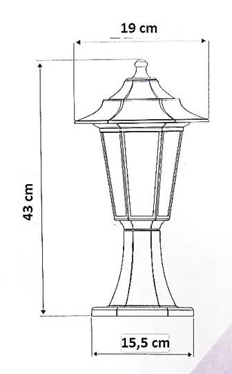 Ebh07-S Set Üstü Bahçe Armatürü - 2