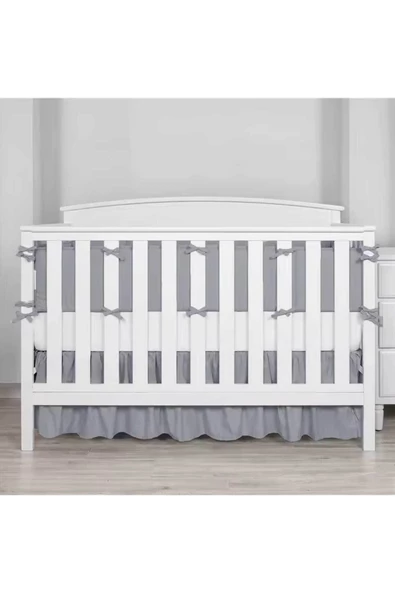 RevuBaby 4 Parça Beşik Kenar Koruyucu  Bebek Çocuk  Yatak kenar  Yumuşatıcı 70x130 CM - 2