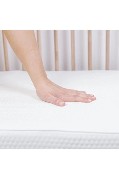 RevuBaby Ortopedik Cotton 7 cm Bebek Yatağı Park Beşik Yatağı Çocuk Yatakları Oyun Parkı Yatağı - 6