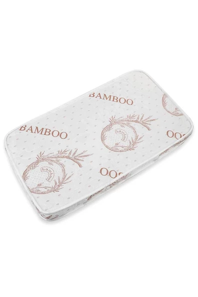 RevuBaby Ortopedik Bambu Bebek Yatağı Park Beşik Yatağı Çocuk Yatakları Oyun Parkı Yatağı 10 CM - 3