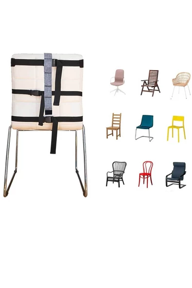 RevuBaby Portatif Kumaş Mama Sandalyesi Taşınabilir Ayarlanabilir Mama Sandalyesi - 4