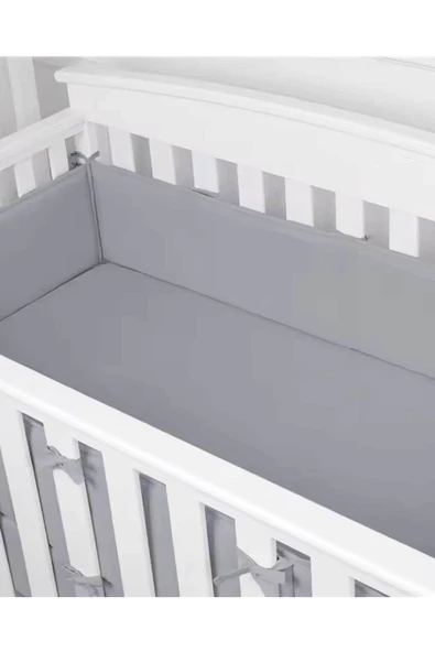 RevuBaby 4 Parça Beşik Kenar Koruyucu  Bebek Çocuk  Yatak kenar  Yumuşatıcı 70x130 CM - 3
