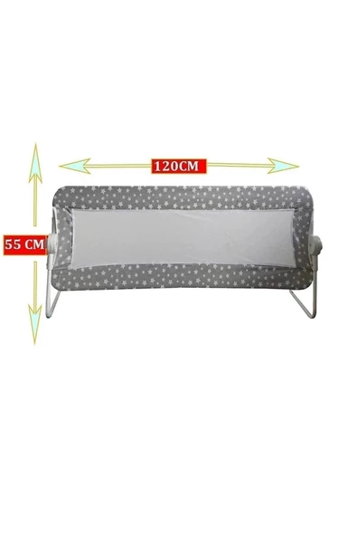 MCK Mc Rock Yatak Bariyeri Yatak Korkuluğu Pratik Katlanır Çocuk Yatak Bariyeri Bebek Düşme Önleyici - 2