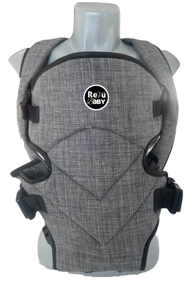 RevuBaby PRO Comfort Kanguru Gri Bebek Taşıma Çantası Ana Kucağı Anakucağı SLİNG - 4
