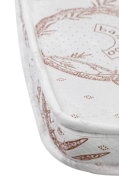 RevuBaby Ortopedik Bambu Bebek Yatağı Park Beşik Yatağı Çocuk Yatakları Oyun Parkı Yatağı 5 CM - 2
