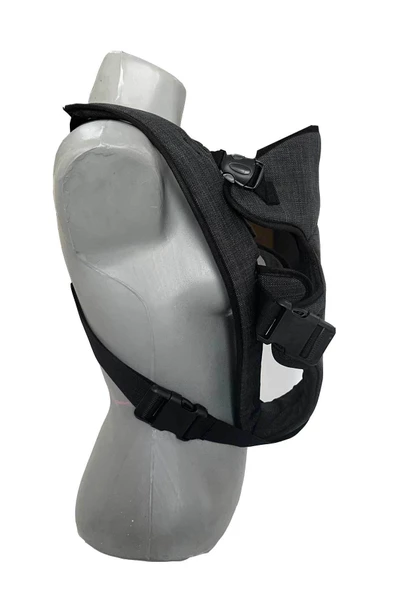 RevuBaby PRO Comfort Kanguru Antrasit Bebek Taşıma Çantası Ana Kucağı Anakucağı SLİNG - 3