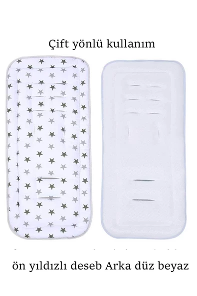 RevuBaby Mama Sandalyesi Minderi Portatif Mama Sandalyesi Fonfor Pedi Kemer Yerli - 2