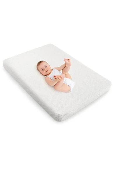 RevuBaby Ortopedik Cotton Bebek Yatağı Park Beşik Yatağı Çocuk Yatakları Oyun Parkı Yatağı - Resim 2