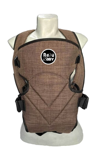 RevuBaby PRO Comfort Kanguru Kahve Bebek Taşıma Çantası Ana Kucağı Anakucağı SLİNG - 3