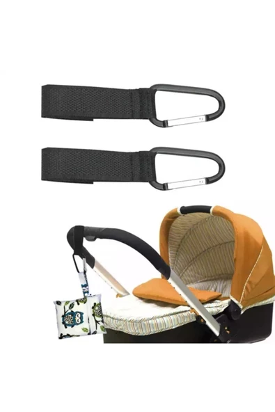 RevuBaby Revu Baby Puset Kancası - Bebek Arabası Askı Aparatı 2 adet - 4