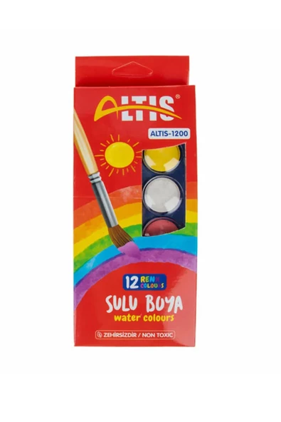 Altis Sulu Boya Küçük Boy 12 Renk