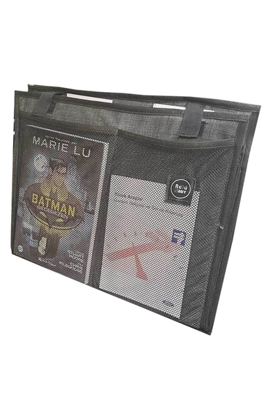 RevuBaby Araba Koltuk Arkası Eşya Düzenleyici Organizatör Katlanır  TABLET CEPLİ  organizer BEJ - 4