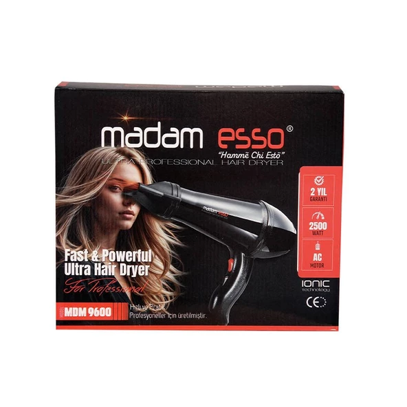 Madam Esso Mdm-9600 Profesyonel Fön Makinesi & Saç Kurutma Makinesi - 5