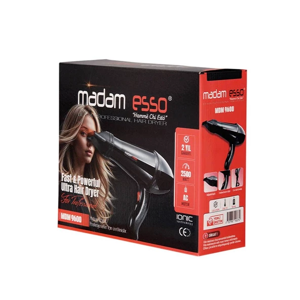 Madam Esso Mdm-9600 Profesyonel Fön Makinesi & Saç Kurutma Makinesi - 4
