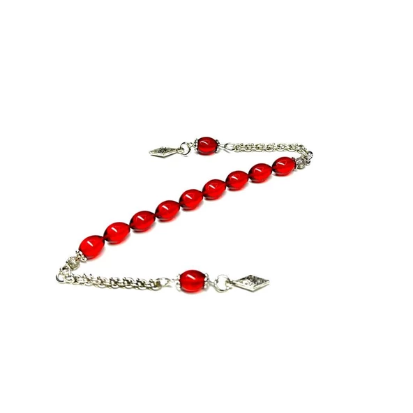 Beyzi Model 8-11mm Sıkma Ateş Kehribar Zaza Tesbih - 3