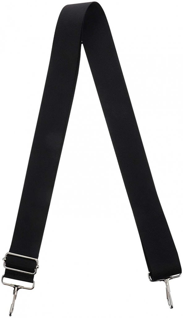 Unisex Siyah Ayarlanabilir Çanta Omuz Askısı - 2