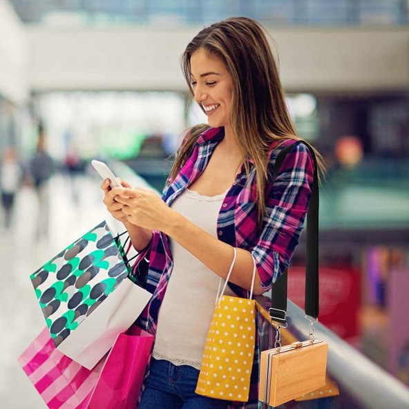 Unisex Siyah Ayarlanabilir Çanta Omuz Askısı - 3