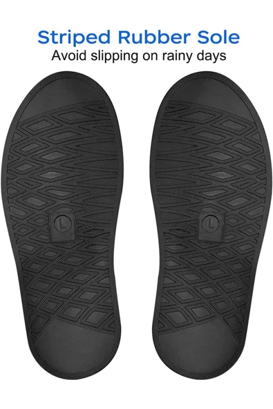 Motosiklet Ayakkabı Bot Kılıfı Yağmurluğu Su Geçirmez Lastikli Motor Bacak Yağmurluk Çamur Koruma - 4