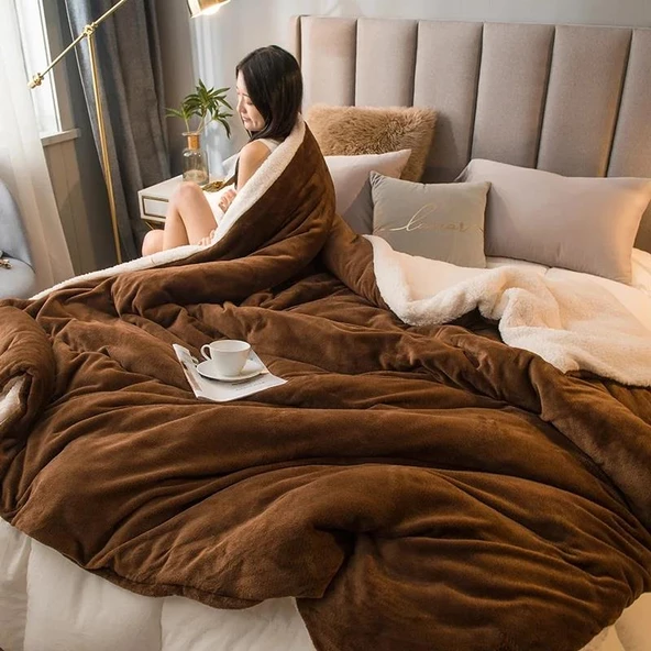 Sherpa Polar Battaniye Çift Taraflı Tek Kişilik 160x220 cm - 10