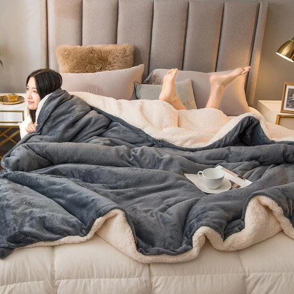 Sherpa Polar Battaniye Çift Taraflı Tek Kişilik 160x220 cm - 8