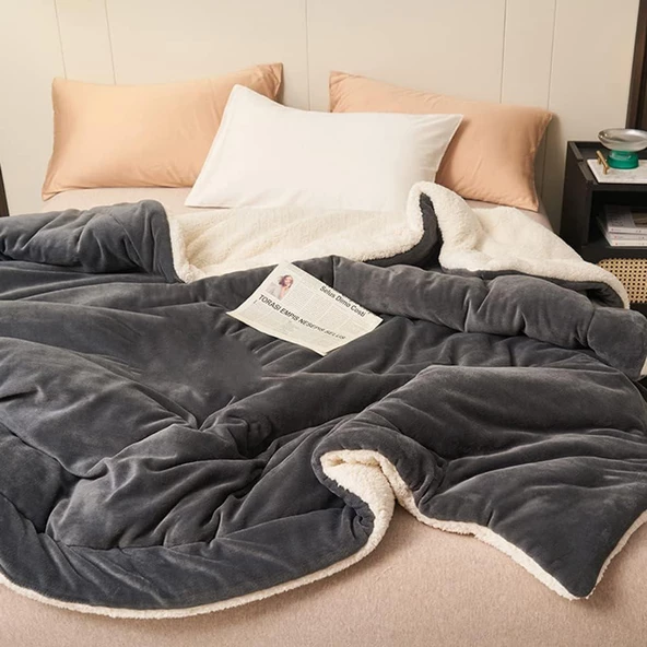 Sherpa Polar Battaniye Çift Taraflı Çift Kişilik 220x240 cm - 2