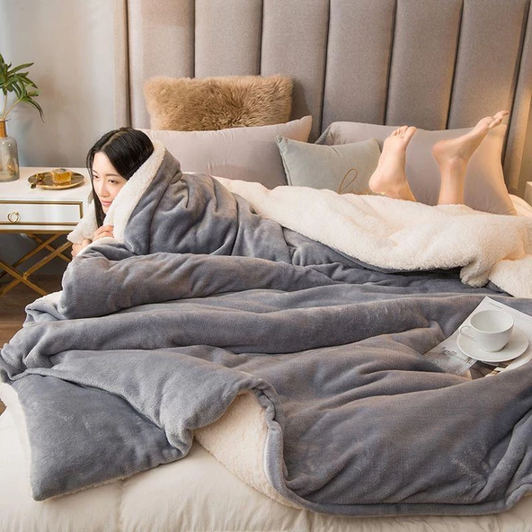 Sherpa Polar Battaniye Çift Taraflı Tek Kişilik 160x220 cm - 9