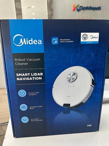 Midea M9 Robot Vacuum Cleaner Beyaz