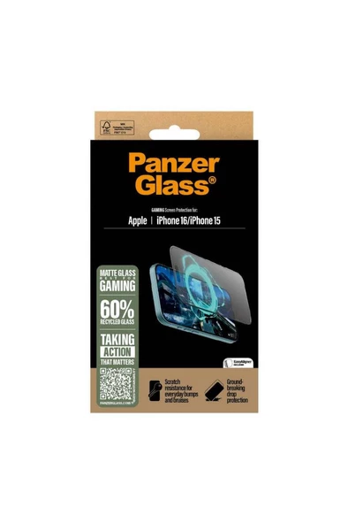 PanzerGlass iPhone 16 Gaming UWF Ekran Koruyucu - 4