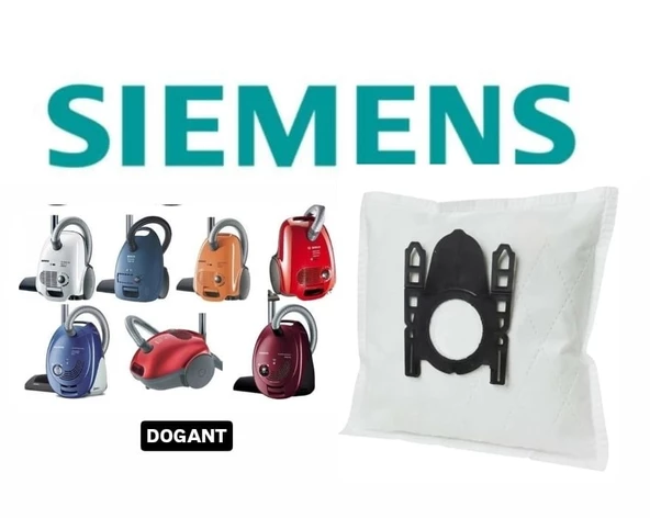 SIEMENS Süpürgesi Bez Toz Torbası 10 Adet Motor Filitreli