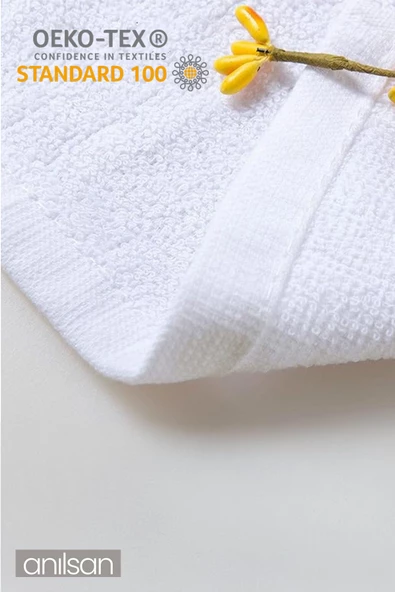 25'li Mini Havlu - 26x26 cm, %100 Pamuk, Bebek ve Çocuklar İçin, Yüz Havlusu Olarak Kullanıma Uygun - Resim 3