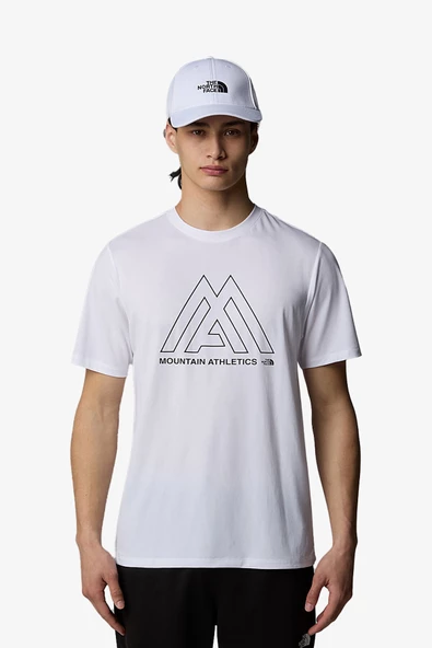 The North Face M Ma 247 Short Sleeves Erkek Beyaz T-Shirt NF0A893ZFN41